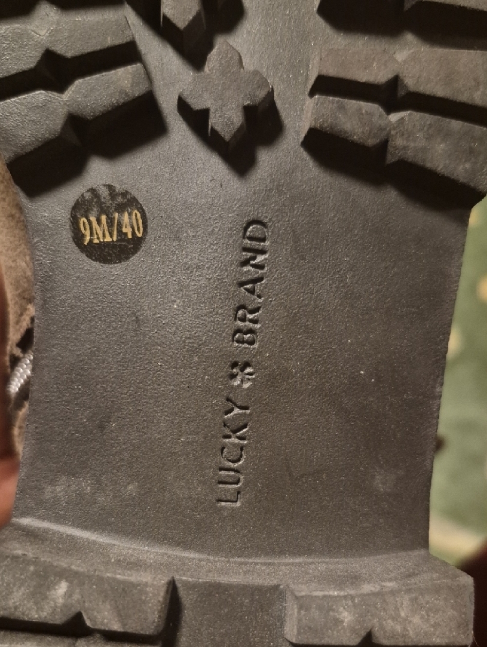 Lucky Brand Men's Dark Brown Suede Chukka Lace-Up Boots - Picture 10 of 10